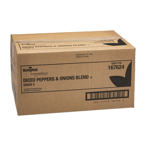 Simplot Classic Vegetables® VEGETABLE BLEND PEPPER ONION MIX 3/8