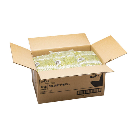 Simplot Classic Vegetables® PEPPER GREEN DICED 3/8