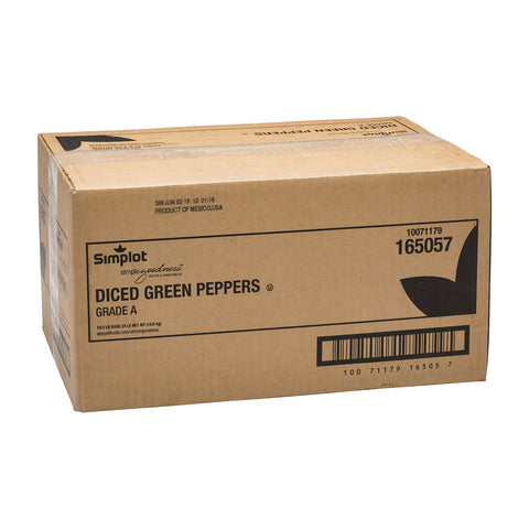 Simplot Classic Vegetables® PEPPER GREEN DICED 3/8