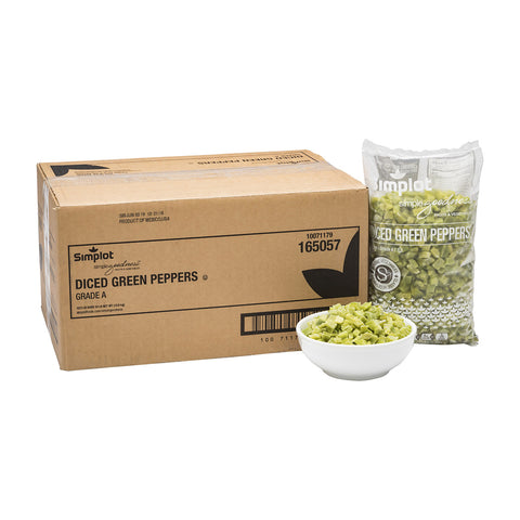 Simplot Classic Vegetables® PEPPER GREEN DICED 3/8
