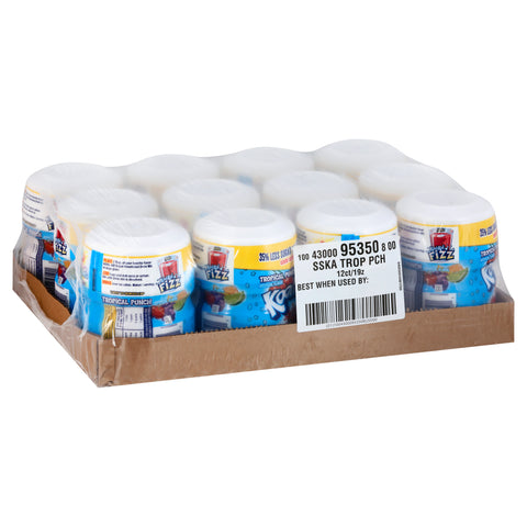 Kool-Aid Tropical Punch Beverage 12 Case 19 Ounce