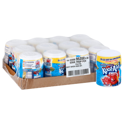 Kool-Aid Tropical Punch Beverage 12 Case 19 Ounce