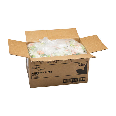 Simplot California Vegetable Blend - 20 lb. package, 1 package each