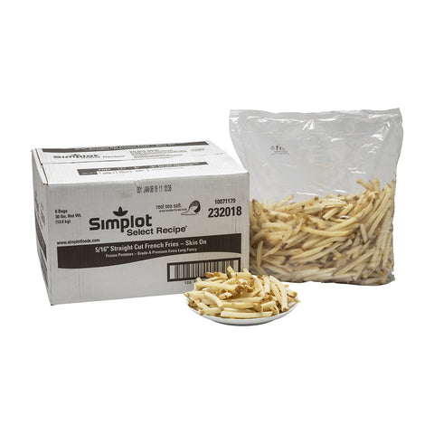 Simplot Straight Cut French Fry, 5 Pound -- 6 per case.
