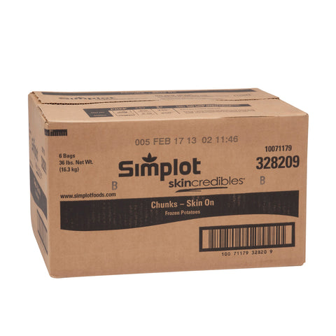 Simplot Skincredibles Chunks Hash BrownPotato, 6 Pound -- 6 per case.