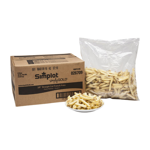 Simplot Simply Gold Skin On Potato Fries, 5 Pound -- 6 per case