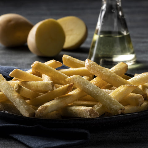 Simply Gold 5/16 Skin On Potato Fries, 5 Pound -- 6 per case.
