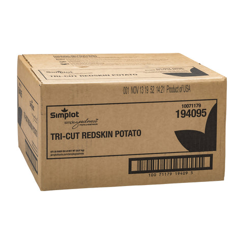 Simplot Redskin Potato Tri-Cuts - 5 lb. package, 4 packages per case