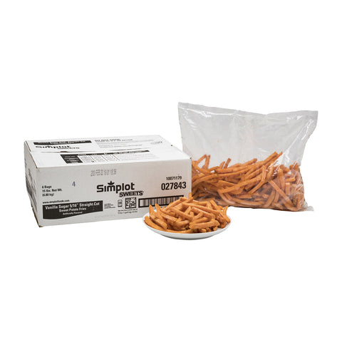 Simplot Sweets Sweet Vanilla Sugar Fries, 2.5 Pound -- 6 per case.