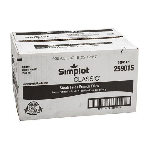 Simplot Classic Steak Potato French Fry, 5 Pound -- 6 per case.