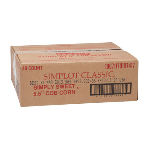 Simplot Classic Vegetables® CORN COB SIMPLY SWEET 5.5