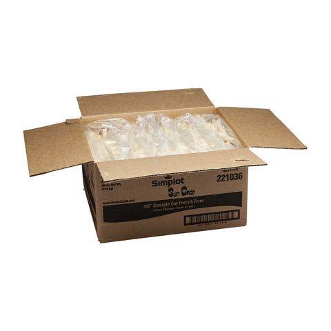 Simplot Sun Crop Straight Cut Potato French Fry, 5 Pound -- 6 per case.