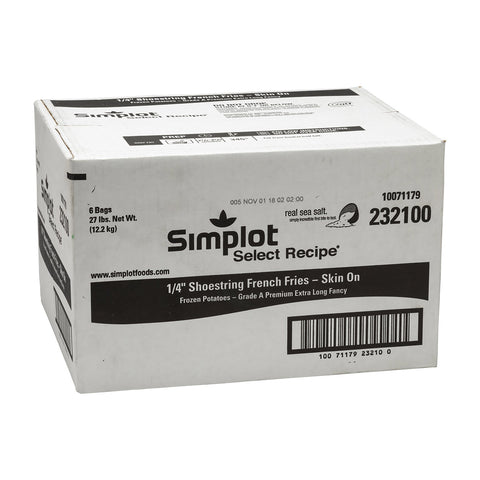 Simplot Shoestring French Fry, 4.5 Pound -- 6 per case.