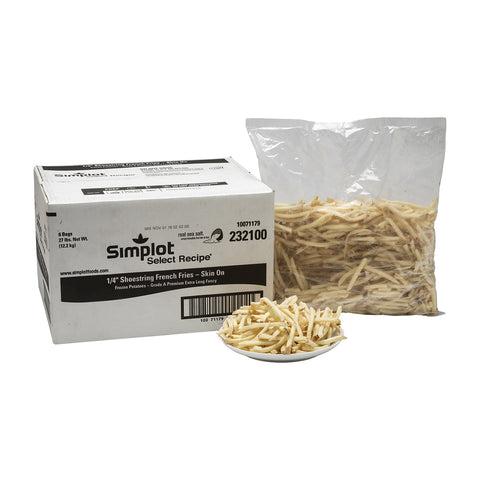 Simplot Shoestring French Fry, 4.5 Pound -- 6 per case.