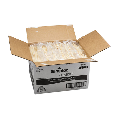 Simplot Classic Thin Straight Cut Potato French Fry, 5 Pound -- 6 per case