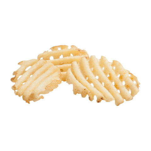Simplot Batter Natural Crisp Lattice Cut Potato French Fry, 4.5 Pound -- 6 per case.