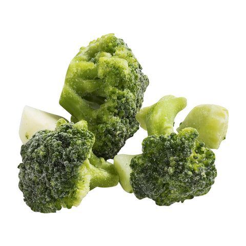 Simplot IQF Broccoli Cuts - 20 lb. package, one package per case
