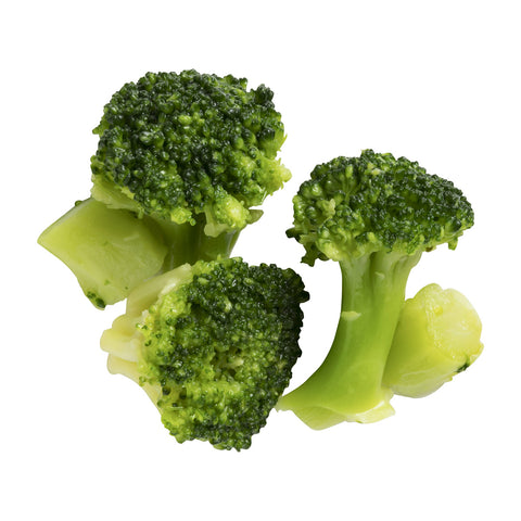 Simplot IQF Broccoli Cuts - 20 lb. package, one package per case