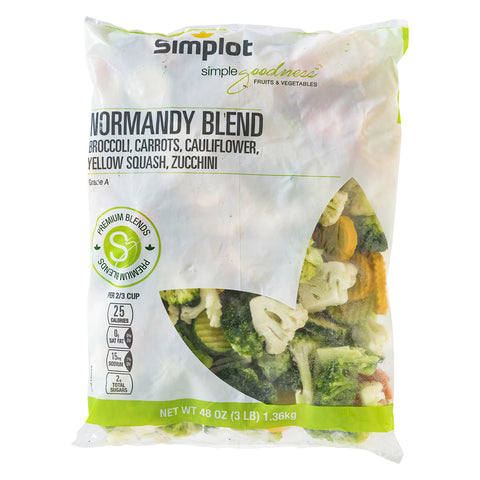 Simplot Simple Goodness™ VEGETABLE BLEND NORMANDY MIX IQF