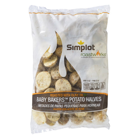 Simplot Roastworks® POTATO BABY BAKERS™ HALVES W/ HERBS & PARMESAN