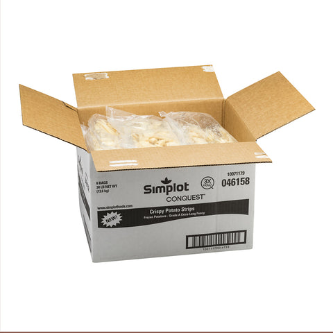 Simplot Conquest 1 Inch Crispy Potato Strips, 5 Pound -- 6 per case