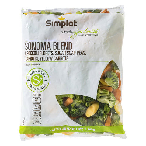 Simplot Culinary Select® VEGETABLE BLEND SONOMA