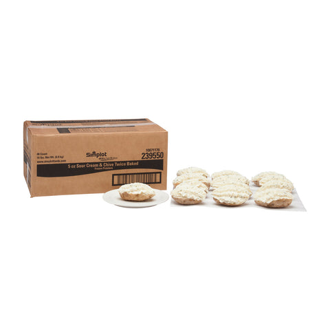 Simplot Skincredibles® POTATO TWICED BAKED SOUR CREAM & CHIVE 5 OZ