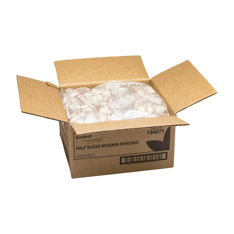 Simplot Redskin Potato Half Slices - 5 lb. package, 4 packages per case