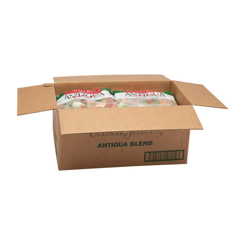Culinary Select Antigua Vegetable Blend - 3 lb. package, 8 packages per case