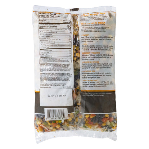 RoastWorks Flame Roasted Corn and Black Bean Fiesta Mix, 2.5 pound -- 6 per case