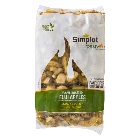 Simplot RoastWorks Flame Roasted Fuji Apple, 2.5 Pound -- 6 per case.