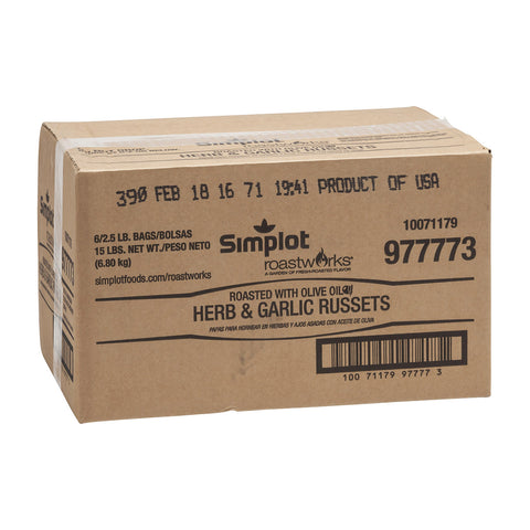 Simplot Roastworks® POTATO RUSSET ROASTED HERB & GARLIC