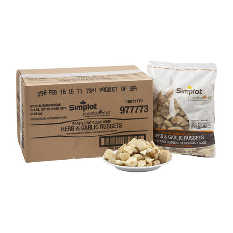 Simplot Roastworks® POTATO RUSSET ROASTED HERB & GARLIC