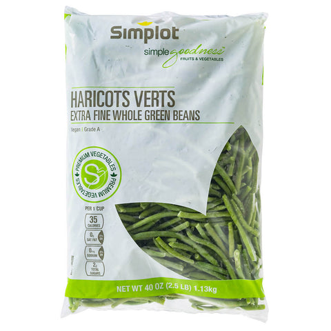 Simplot Culinary Select® BEAN GREEN WHOLE HARICOT VERT