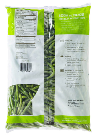 Simplot Culinary Select® BEAN GREEN WHOLE HARICOT VERT