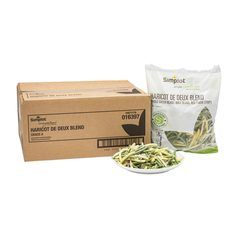Culinary Select Haricot Blend De Deux - 2.5 lb. package, 6 packages per case