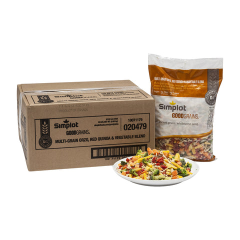 Simplot Good Grains™ VEGETABLE BLEND PASTA ORZO & GRAINS