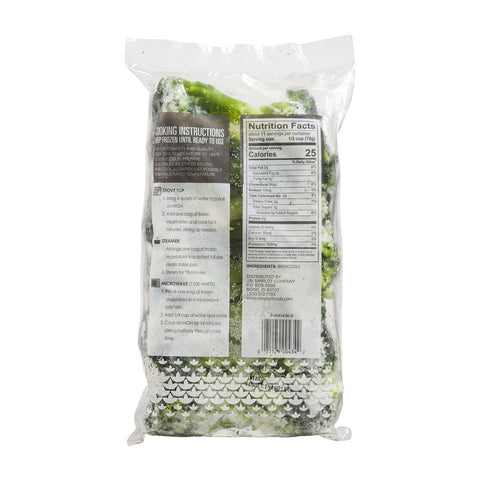 Simplot Broccoli Spears - 2 lb. packages, 12 packages per case