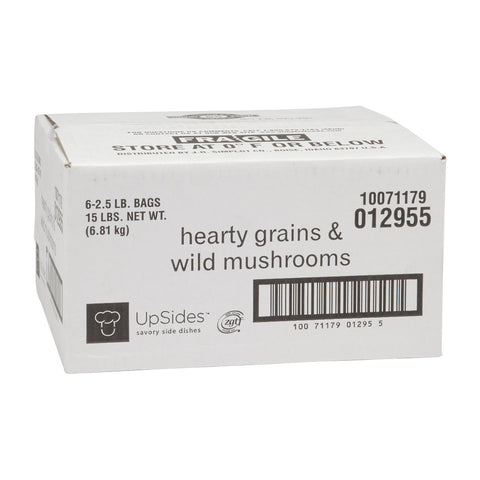 Simplot Upsides® VEGETABLE BLEND HEARTY GRAINS & WILD MUSHROOMS IQF