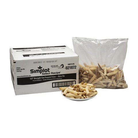 Simplot Select Recipe Skin On Potato French Fry, 5 Pound -- 6 per case.