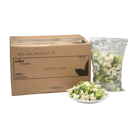 Simplot Winter Vegetable Blend - 32 oz. package, 12 packages per case