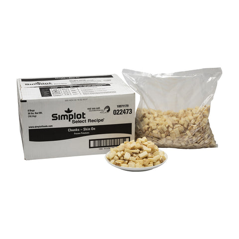 Select Recipe Frozen Potato Chunks, 6 Pound -- 6 per case.