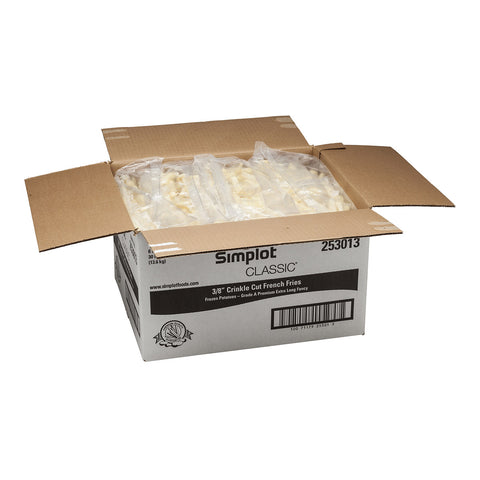 Simplot Classic Crinkle Cut Potato French Fry, 5 Pound -- 6 per case.