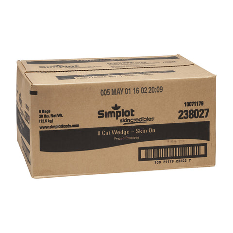 Simplot Skincredibles® POTATO FRIES 8-CUT WEDGE SKIN-ON