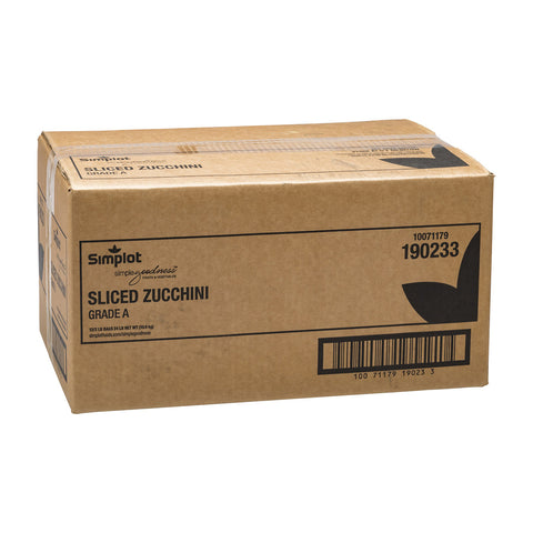 Simplot Classic Crinkle Cut Sliced Zucchini, 32 Ounce -- 12 per case.