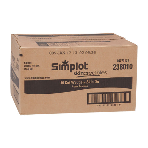Simplot Skincredibles® POTATO FRIES 10-CUT WEDGE SKIN-ON