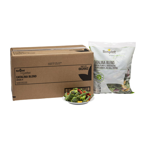 Culinary Select Catalina Vegetable Blend - 3 lb. package, 8 packages per case