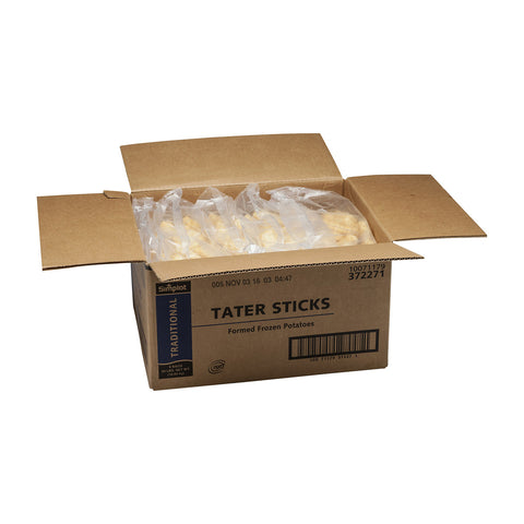 Simplot Tater Stick Potato French Fry, 4 Pound -- 6 per case.