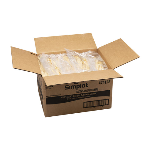 Simplot ClearlyCrisp NaturalCrisp Straight Cut Thin French Fry, 5 Pound -- 6 per case.