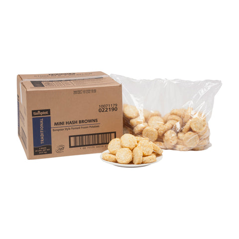 Simplot Traditional POTATO HASHBROWN MINI EURO STYLE